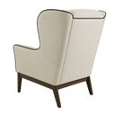 Ver imagem 3 de Poltrona Dekorien Milena Algodão Bege com Puff Premium Decoração