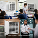 Ver imagem 2 de Armário Porta Celular 42 Vãos Organizador Escola Empresa Academia Guarda Nichos KA01 Branco