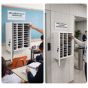 Ver imagem 5 de Armário Porta Celular 42 Vãos Organizador Escola Empresa Academia Guarda Nichos KA01 Branco