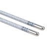 Kit 10un Hashi Aço Inox Palito Coreano 23cm Reutilizável - 3