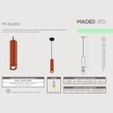 Ver imagem 6 de Pendente Madeira Led Alasca Spot 7w Bivolt