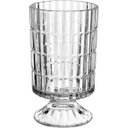 Ver imagem 1 de Vaso Vaso Decorativo Enfeite Casa Redondo Home&co com Pé Vidro 10x17x17cm Transparente