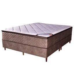 Colchão King Molas Ensacadas Vougue + Base 193x203x67 - 2