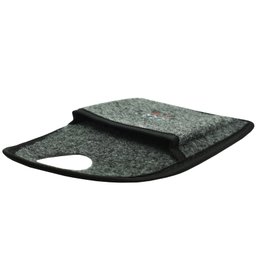 Lixeira Lixinho Automotiva Carro Carpete Logo Bordado para Câmbio Grafite - 5