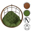 Ver imagem 3 de Cadeira Balanço Ninho Suspenso com Suporte e Almofada Impermeável