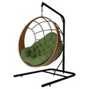 Ver imagem 2 de Cadeira Balanço Ninho Suspenso com Suporte e Almofada Impermeável