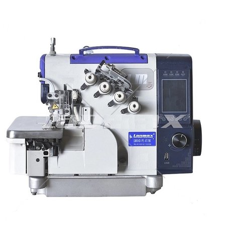 Overloque C/ Embutid. de Corrente, 4 Fios, 2 Agulhas Lanmax