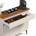 Ver imagem 5 de Aparador Zeus: Off White/freijo