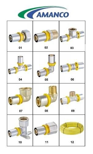 Conector União 26mm Amanco Gás Pex - 4