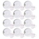 Ver imagem 1 de Conjunto 12 Xícaras de Porcelana com Pires 100ml Tramontina Lilla Café Mesa Posta