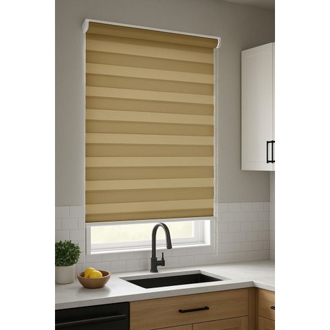 Persiana Solar Screen 160x260 Branca Rolo Moderna