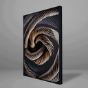 Ver imagem 3 de Quadro Decorativo Abstract Rope Sisal Relevo