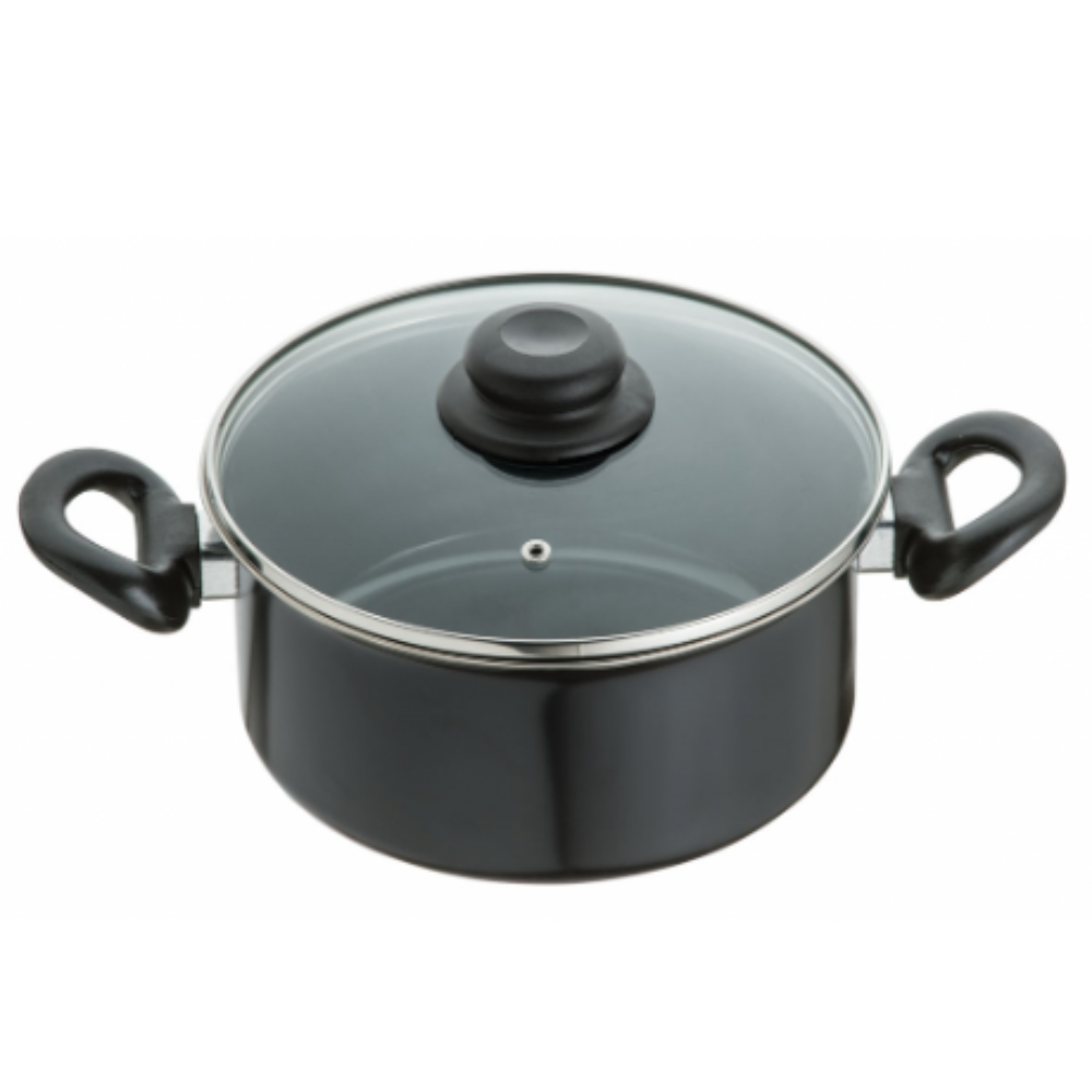 Jogo Panelas 8 Peças Cerâmica Preto Indução Cooktop Elétrico Á Gás - 4