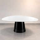 Ver imagem 3 de Mesa de Jantar Orgânica 160x90cm - Modelo Eclat