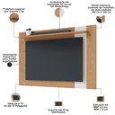 Ver imagem 3 de Rack para Sala Makai com Painel para TV 70 pol Lara C04 Freijó Off White Matte - Lyam Decor