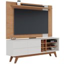 Ver imagem 2 de Rack para Sala Makai com Painel para TV 70 pol Lara C04 Freijó Off White Matte - Lyam Decor