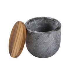 Saleiro Tramontina Organic em Teca e Pedra Sabão 12 Cm Fsc - 1