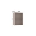 Ver imagem 3 de Armário Aéreo 60cm 2 Portas Stylo Luciane Móveis