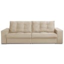 Ver imagem 5 de Sofá Retrátil e Reclinável 2 Lugares 1,90m com Molas Melissa Suede Bege Rover & Beato