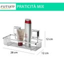 Ver imagem 3 de Prateleira Banheiro Suporte Shampoo Ventosa Cromado Future