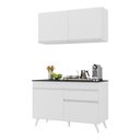 Ver imagem 1 de Armário de Cozinha Compacta 120cm Veneza Multimóveis V3687 Branco