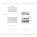 Ver imagem 4 de Armário de Cozinha Compacta 120cm Veneza Multimóveis V3687 Branco