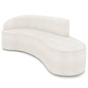 Ver imagem 2 de Sofá 4 Lugares para Sala 220cm Orgânico Wendi Boucle Off White I01 - Mpozenato