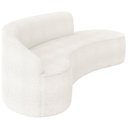 Ver imagem 6 de Sofá 4 Lugares para Sala 220cm Orgânico Wendi Boucle Off White I01 - Mpozenato