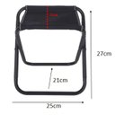 Ver imagem 4 de Banco Banquinho Dobravel Banqueta Cadeira Camping Acampamento Pesca Ar Livre Passeio Portatil