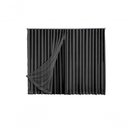 Ver imagem 1 de Cortina Microfibra com Voil 4,00x2,30 para Trilho Suíço Preto