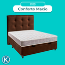 Ver imagem 4 de Kit Cama Box Bau + Cabeceira + Colchão Casal D23 - D23 - Inducol