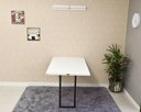 Ver imagem 6 de Mesa Dobrável Retrátil de Parede 120x75 Branco