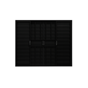 Ver imagem 4 de Veneziana 6 Folhas Aluminio Preto com Grade 1,00x1,20