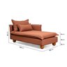 Sofá Modular 3 Lugares com Chaise e Pé Bolinha Sôma CabeCasa MadeiraOriginals - 5