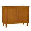 Ver imagem 2 de Baú Multiuso 100% Madeira Maciça 95 Cm Helayne Imbuia Brilho