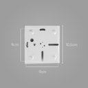 Ver imagem 4 de Arandela Slim Interna / Externa Branco Alumínio 2 Frisos Moderna ST2527