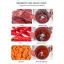 Ver imagem 6 de Mini Processador Eletrico Moedor de Carne 4 Laminas 3 Litros Tritura Verduras Legumes Alimentos Mult