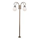 Ver imagem 1 de Poste Colonial Berlim para Jardim Alumínio 02 Globo 2,62m