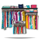 Ver imagem 1 de Roupeiro aramado quarto pequeno closet feminino solteiro 2,80 PT