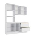 Ver imagem 3 de Armário de Cozinha Compacta Torre Quente 100% Mdf 190cm Branco Celeste Kappesberg