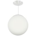 Ver imagem 3 de Lustre Pendente Orby Bola Globo Grande 23 cm Branco