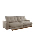 Ver imagem 2 de Sofá Argo Veludo Cappuccino 250 Cm B25cm Meu Sofá Online