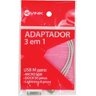 Adaptador 3 Em 1 Usb Macho X Micro Usb/Lightning/Dock 30 Pin - 2