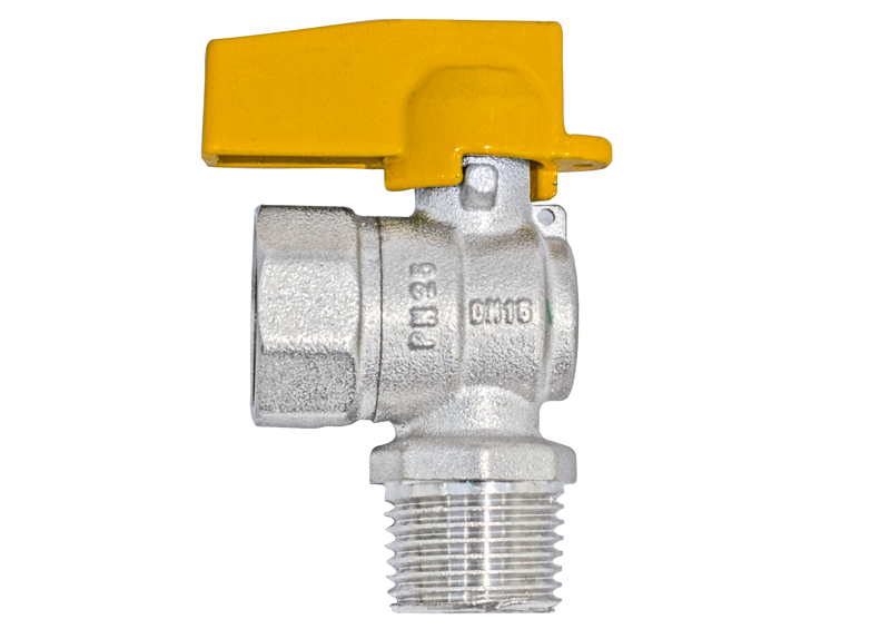 REGISTRO GAS ESFERA 90º COM ROSCA DE 1/2 INTERNA X EXTERNA - 1