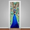 Adesivo para Porta Pavão- 93X210Cm - 1