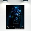 Ver imagem 1 de Quadro Decorativo Tela Canvas Animais Ref:qban2 Lojall 90 X 60 Cm Borda Infinita