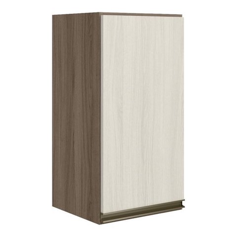 Armario Aereo 1p Mdf 40 Cm Kali 12202 Carvalho Toq Bianco Toq Nicioli
