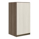 Ver imagem 1 de Armario Aereo 1p Mdf 40 Cm Kali 12202 Carvalho Toq Bianco Toq Nicioli