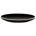 Ver imagem 3 de Prato de Sobremesa 21,5cm Melamina Class Preto Raso Lanches Bolos Tortas Petiscos Wolff