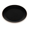 Prato de Sobremesa 21,5cm Melamina Class Preto Raso Lanches Bolos Tortas Petiscos Wolff - 1